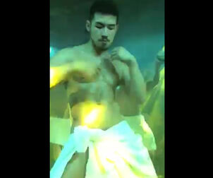 Masculine Striptease at molten thai bang-out soiree